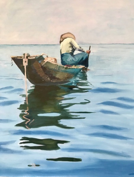 Burma. Fisherman on Inle Lake.